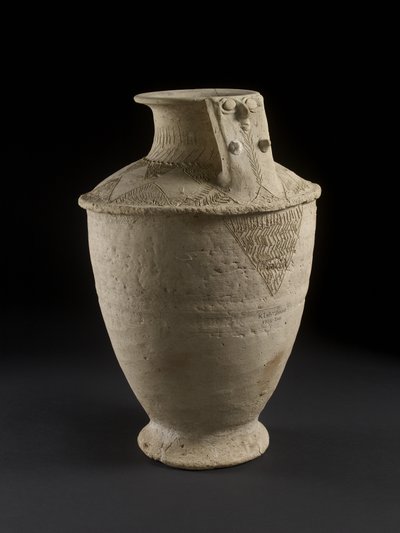 Vase from Grave in Cemetery A, Kish, Iraq by Sumerian